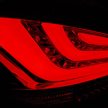 Bmw E60 2007-2009 Fanali Posteriori Led Bar Rosso Fumé