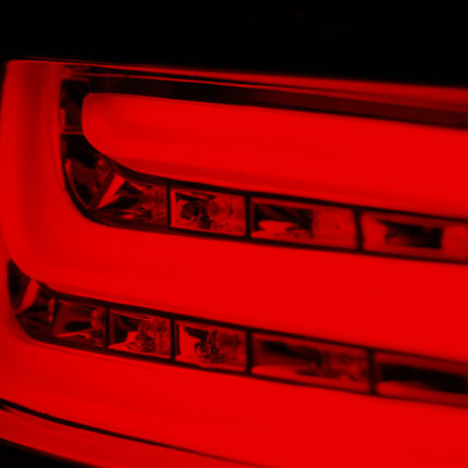 Bmw E60 2007-2009 Fanali Posteriori Led Bar Rosso Fumé