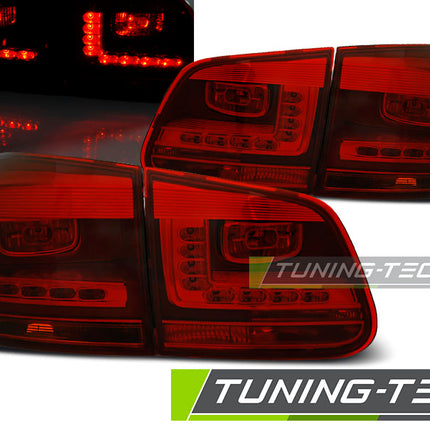 VW Tiguan 2011-2015 Fanali Posteriori LED rosso fumé