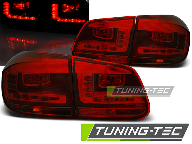 VW Tiguan 2011-2015 Fanali Posteriori LED rosso fumé