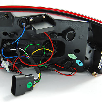 Audi A6 C6 2004-2008 Berlina Fanali Posteriori Led Cromati 6Pin