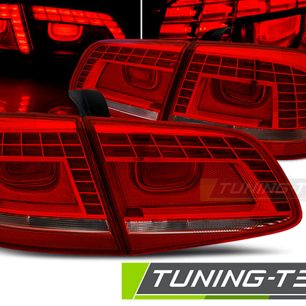 VW Passat B7 2010-2014 Fanali Posteriori LED Rosso Bianco