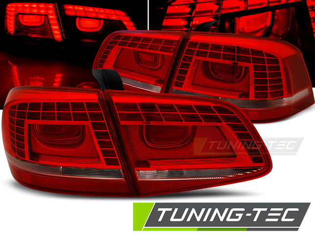 VW Passat B7 2010-2014 Fanali Posteriori LED Rosso Bianco