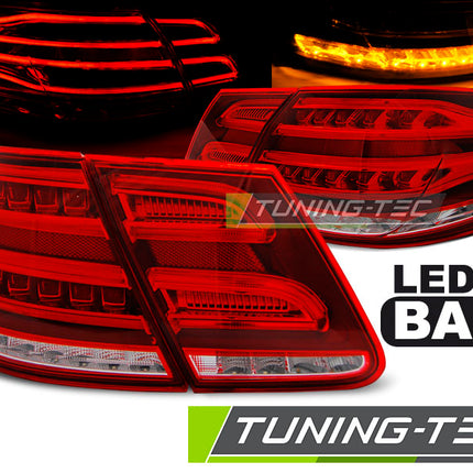 Mercedes W212 Classe E 2009-2013 fanali Posteriori LED Rosso Bianco