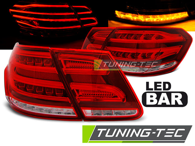 Mercedes W212 Classe E 2009-2013 fanali Posteriori LED Rosso Bianco