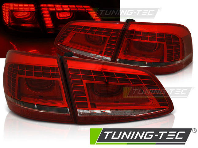 VW Passat B7 2010-2014 Fanali Posteriori LED Rosso Bianco