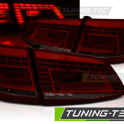 VW Passat B7 Variant 2010-2014 Fanali Posteriori LED rosso fumé