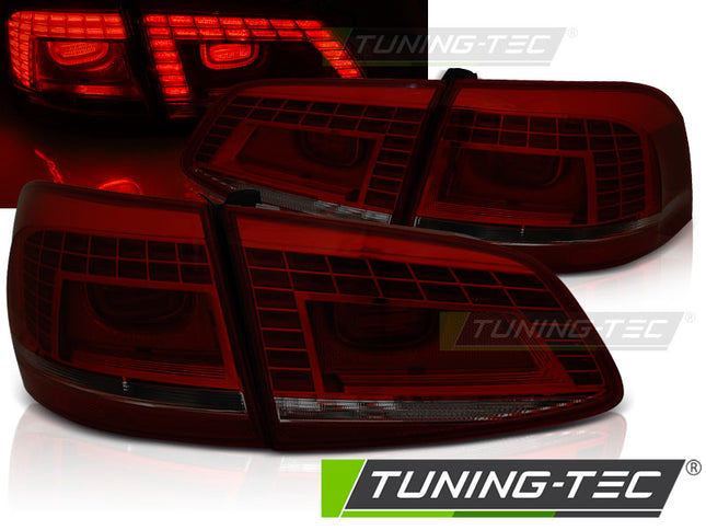 VW Passat B7 Variant 2010-2014 Fanali Posteriori LED rosso fumé