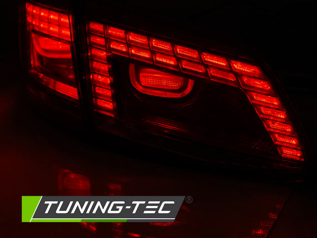 VW Passat B7 Variant 2010-2014 Fanali Posteriori LED rosso fumé