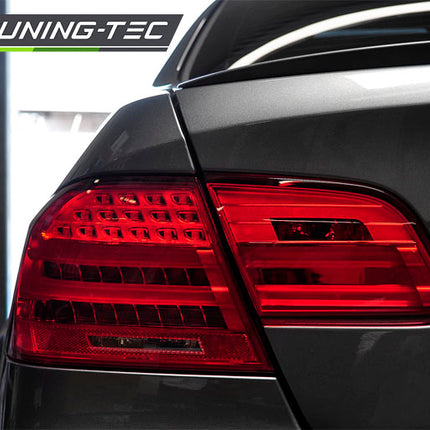 Bmw E92 2006-2010 Fanali Posteriori Led Bar Rosso Fumé