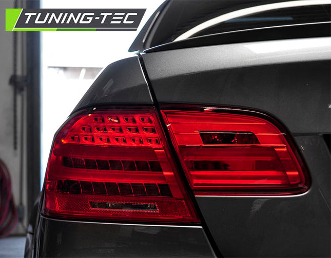 Bmw E92 2006-2010 Fanali Posteriori Led Bar Rosso Fumé