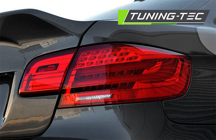 Bmw E92 2006-2010 Fanali Posteriori Led Bar Rosso Fumé