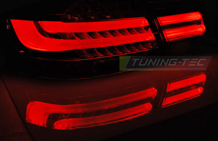Bmw E92 2006-2010 Fanali Posteriori Led Bar Rosso Fumé