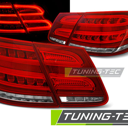 Mercedes W212 Classe E 2009-2013 fanali Posteriori LED Rosso Bianco