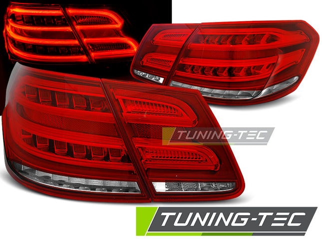 Mercedes W212 Classe E 2009-2013 fanali Posteriori LED Rosso Bianco