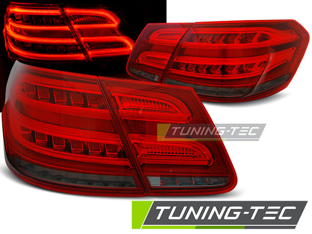 Mercedes W212 2009-2013 Classe E Fanali Posteriori Led Rosso Fumé