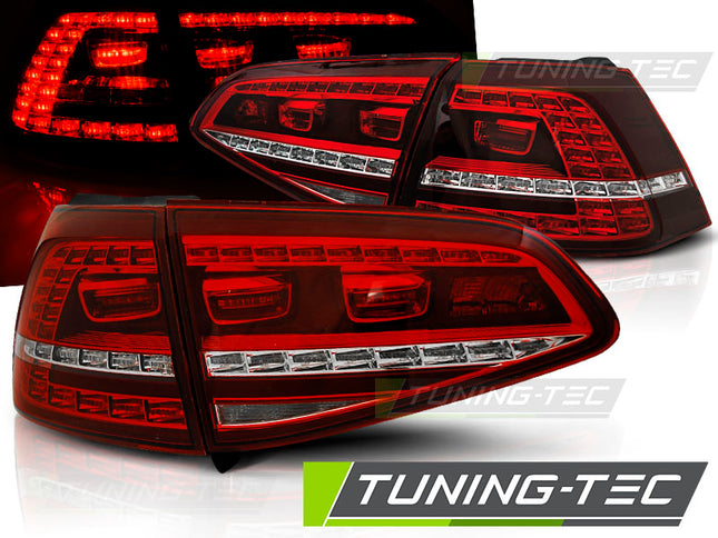VW Golf 7 2013-2017 Fanali Posteriori LED sportivi rosso-bianco
