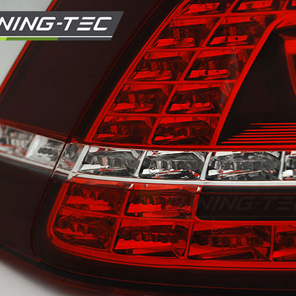 VW Golf 7 2013-2017 Fanali Posteriori LED sportivi rosso-bianco
