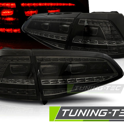 VW Golf 7 2013-2017 Fanali Posteriori LED sportivi fumé