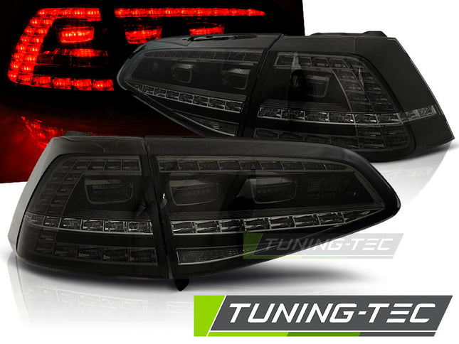 VW Golf 7 2013-2017 Fanali Posteriori LED sportivi fumé