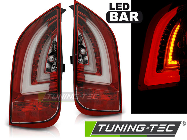 Vw Up 2011-2023 / Skoda Citigo 2012-2020 Fanali Posteriori Led Bar Rosso