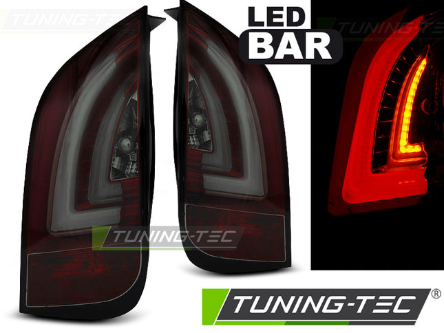 Vw Up 2011-2023 / Skoda Citigo 2012-2020 Fanali Posteriori Led Bar Rosso