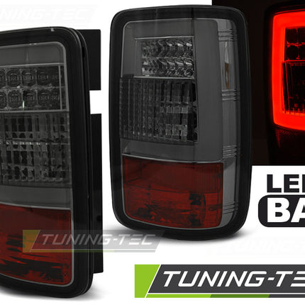 Vw Caddy 2003-2014 Fanali Posteriori Led Bar Fumé