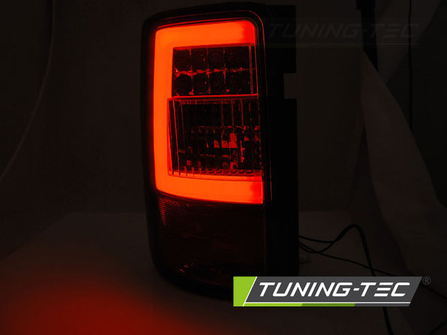 Vw Caddy 2003-2014 Fanali Posteriori Led Bar Neri