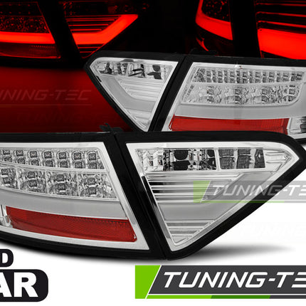 Audi A5 2007-2011 Fanali Posteriori Led Bar Cromati