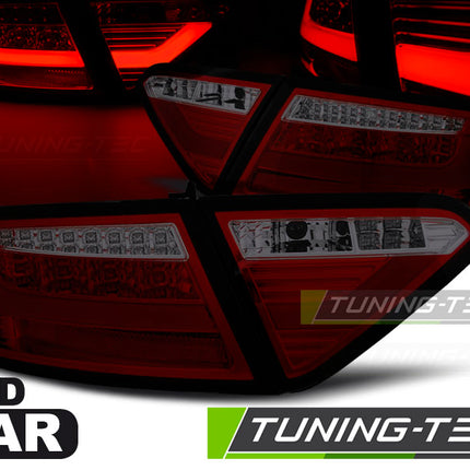 Audi A5 2007-2011 Fanali Posteriori Led Bar Rosso Fumé