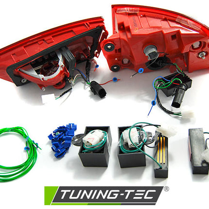 Audi A6 C7 2011-2014 Fanali Posteriori LED Rosso Bianco