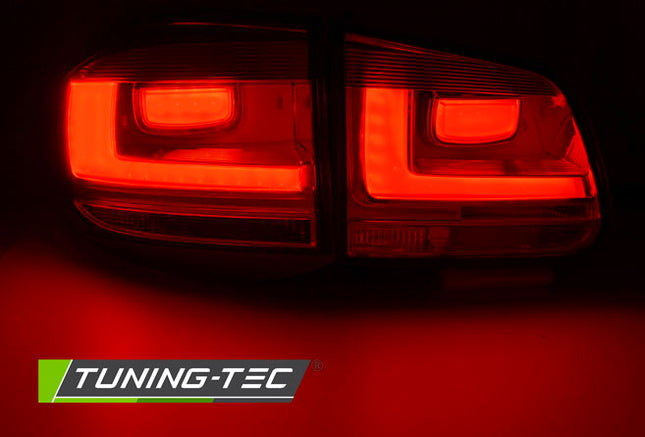 Vw Tiguan 2007-2011 Fanali Posteriori Led Bar Rosso