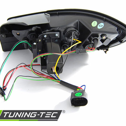 Seat Ibiza 6J 3D 2008-2012 Fanali Posteriori Led Bar Cromati