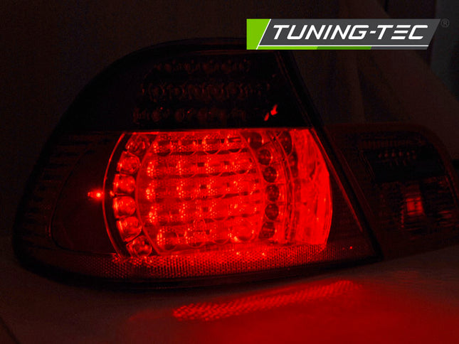 Bmw E46 2003-2006 Coupe Fanali Posteriori Led Rosso Fumé