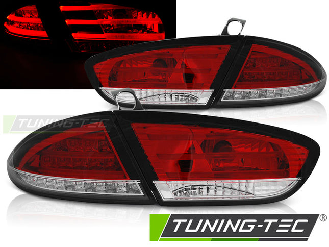 Seat Leon 2009-2012 Fanali Posteriori LED Rosso Bianco