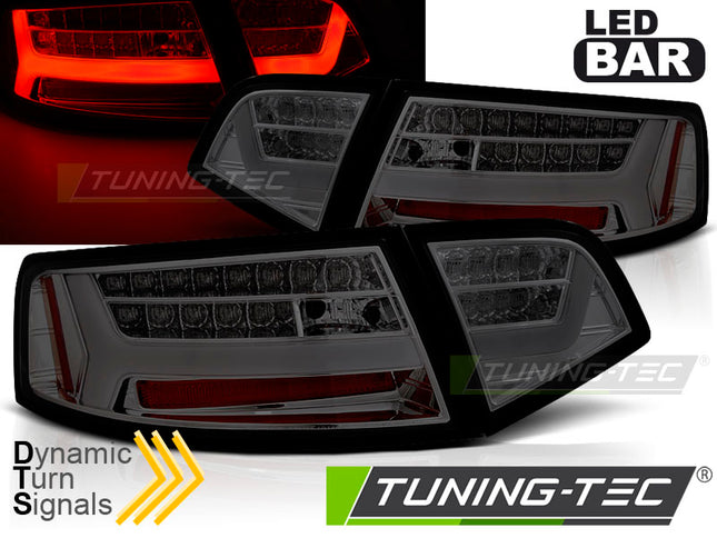Audi A6 2008-2011 Berlina Fanali Posteriori Led Bar Fumé Seq