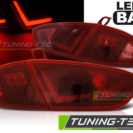 Seat Leon 2009-2012 Fanali Posteriori Led Bar Rosso