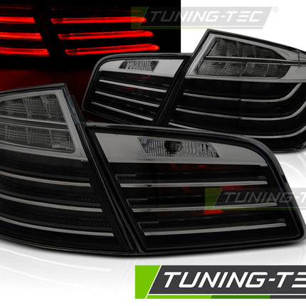 Bmw F10 2010-2013 Fanali Posteriori Led Bar Neri Fumé Lci Look