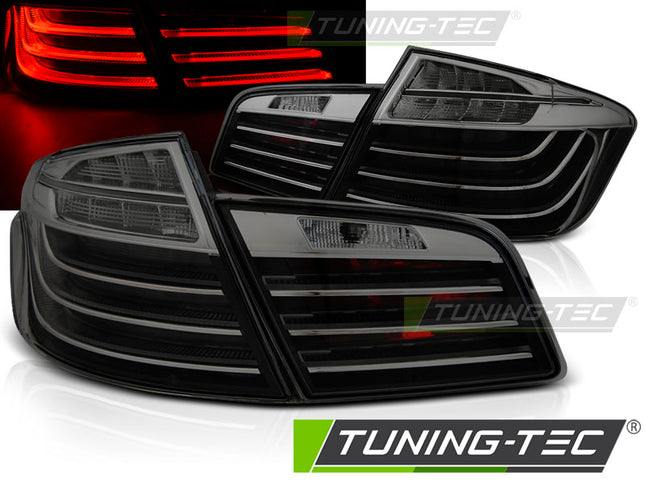 Bmw F10 2010-2013 Fanali Posteriori Led Bar Neri Fumé Lci Look