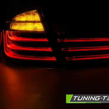 Bmw F10 2010-2013 Fanali Posteriori Led Bar Neri Fumé Lci Look