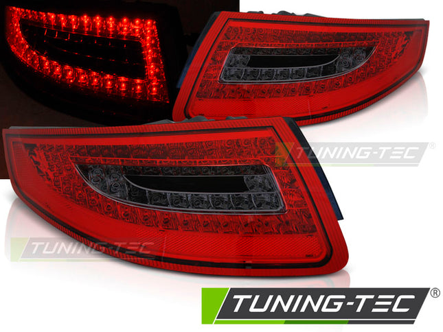 Porsche 911 997 2004-2009 Fanali Posteriori LED rosso fumé