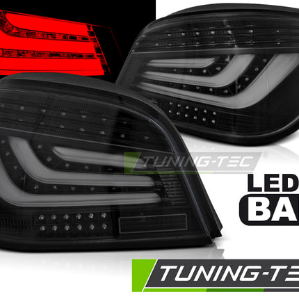 Bmw E60 2003-2007 Fanali Posteriori Led Bar Neri