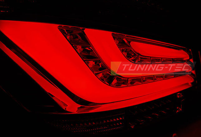 Bmw E60 Lci 2007-2009 Fanali Posteriori Led Bar Neri