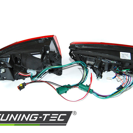 Audi A6 C7 2011-2014 Fanali Posteriori Led Bar Rosso Bianco Sequenziali