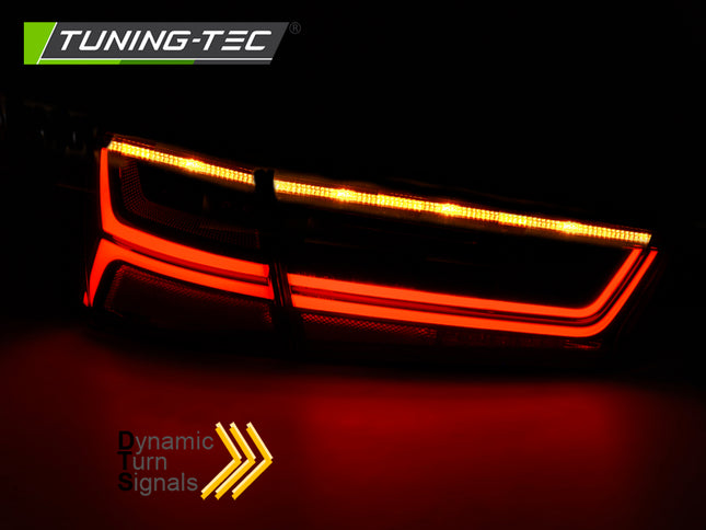 Audi A6 C7 2011-2014 Fanali Posteriori Led Bar Fumé Sequenziali