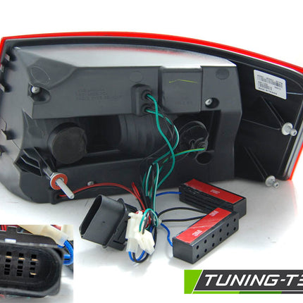 Audi A6 C6 2004-2008 Berlina Fanali Posteriori Led Bar Rosso Bianco 7Pin