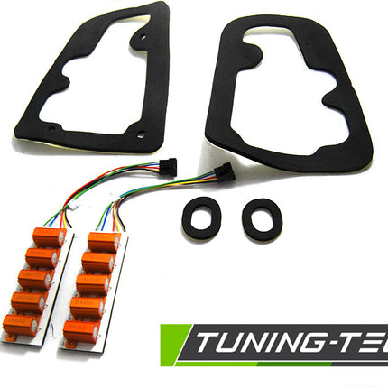 Mercedes W164 2005-2008 Classe M Fanali Posteriori Led Bar Rosso Fumé