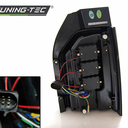 Vw T6 2015-2019 Fanali Posteriori Led Bar Fumé Seq Oem Led