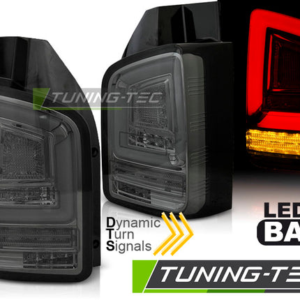 Vw T6 2015-2019 Fanali Posteriori Led Bar Fumé Sequenziali