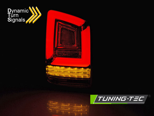 Vw T6 2015-2019 Tr Fanali Posteriori Led Bar Neri Sequenziali
